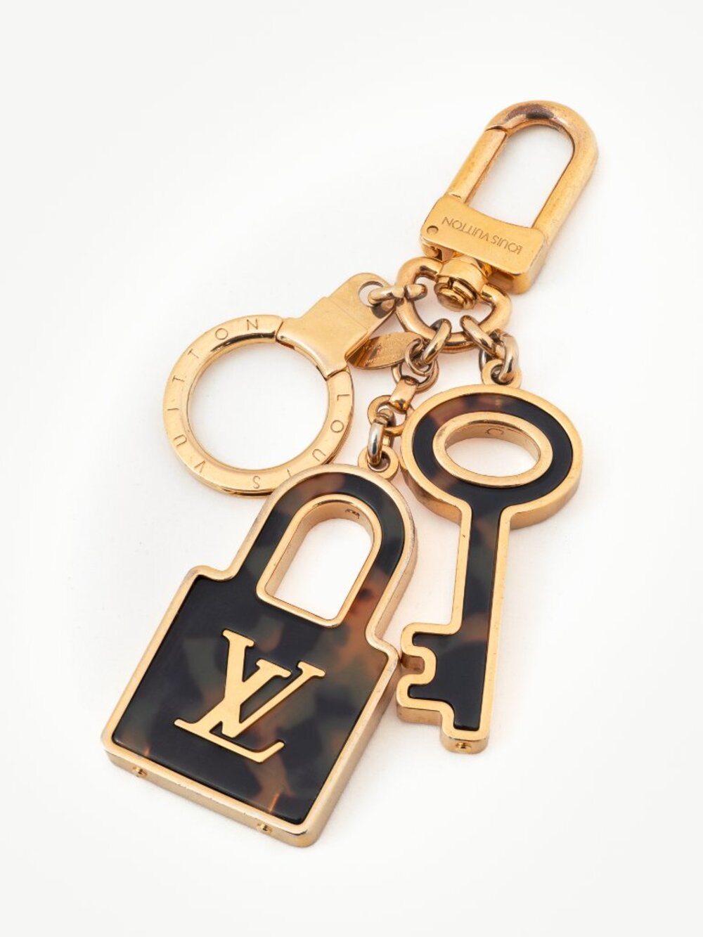 Louis Vuitton Porte Cles Confidence Tortoiseshell Bag Charm & Key Holder